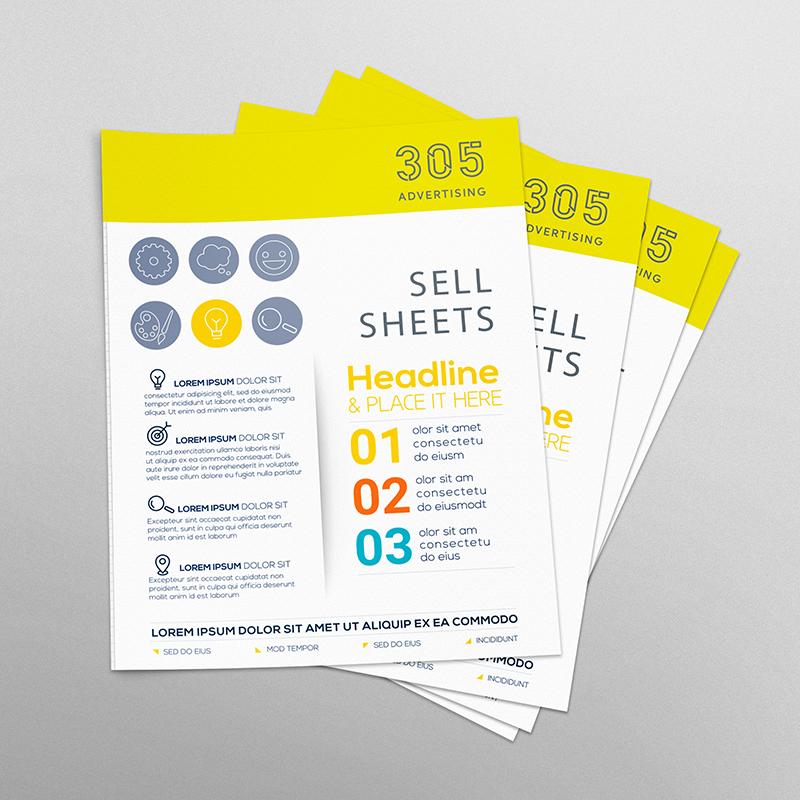 Sell Sheet - Sheet Printing - samedayrushprinting.com