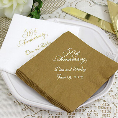 Same Day Dinner Napkin Printing