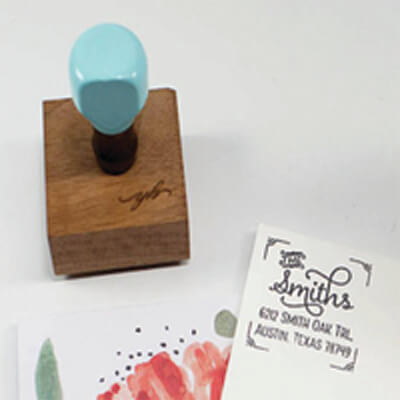 Overnight rubber stamp