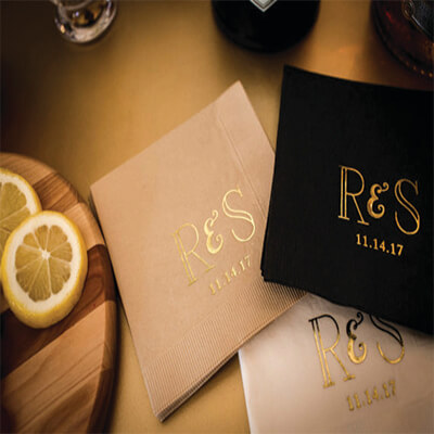 Guest Towel Foil Stamping Same Day Foil Guest Towel Stamping