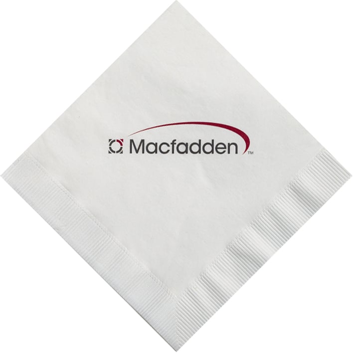 Same Day  2 Color Dinner Napkin Printing