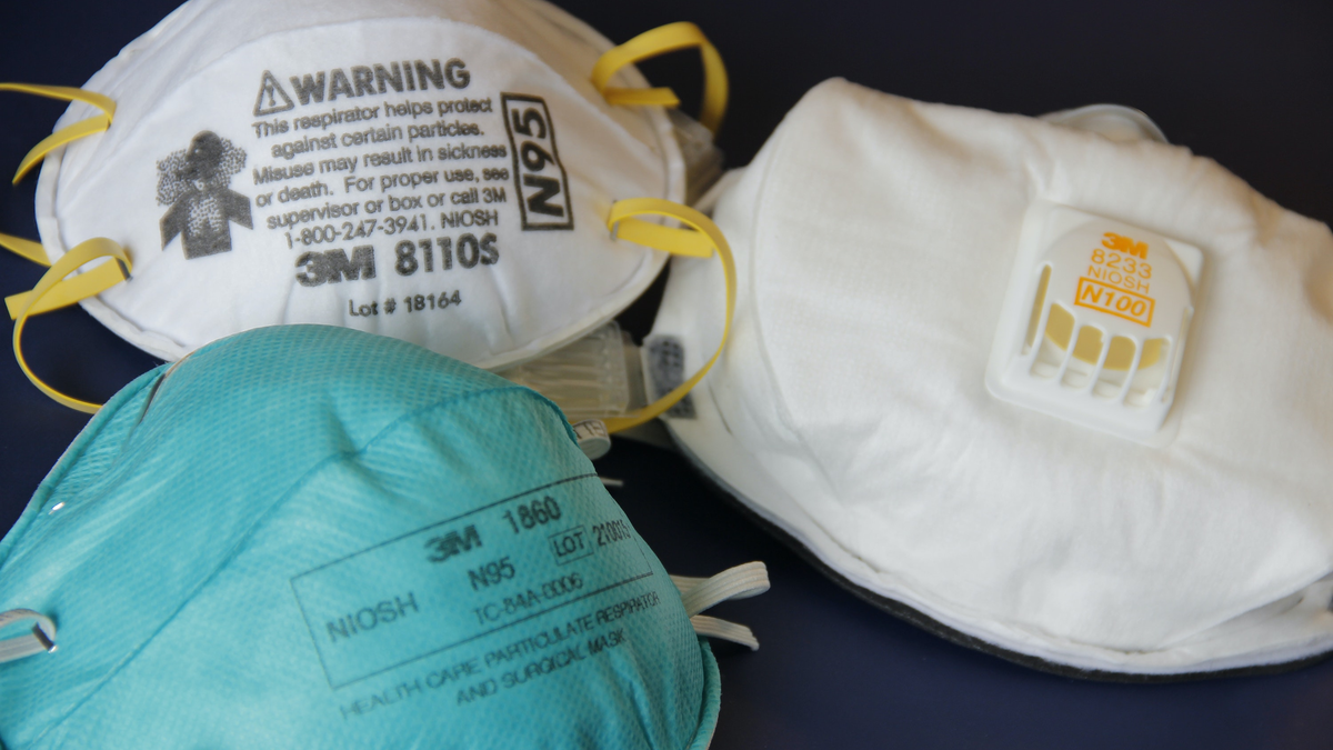 3M™ 1860 N95 Surgical Respirators, Surgical N95 NIOSH Approved Respirators