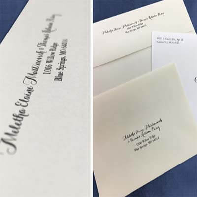 Announcement Envelopes Same Day Announcement Envelope Printing