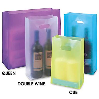 Plastic Bags Self Handles Quick plastic bag printing