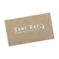Same Day Sand Paper Business Card Printing