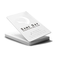 Same Day Suede Business Card Printing