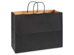 Custom Black Uncoated Matte Paper Bags