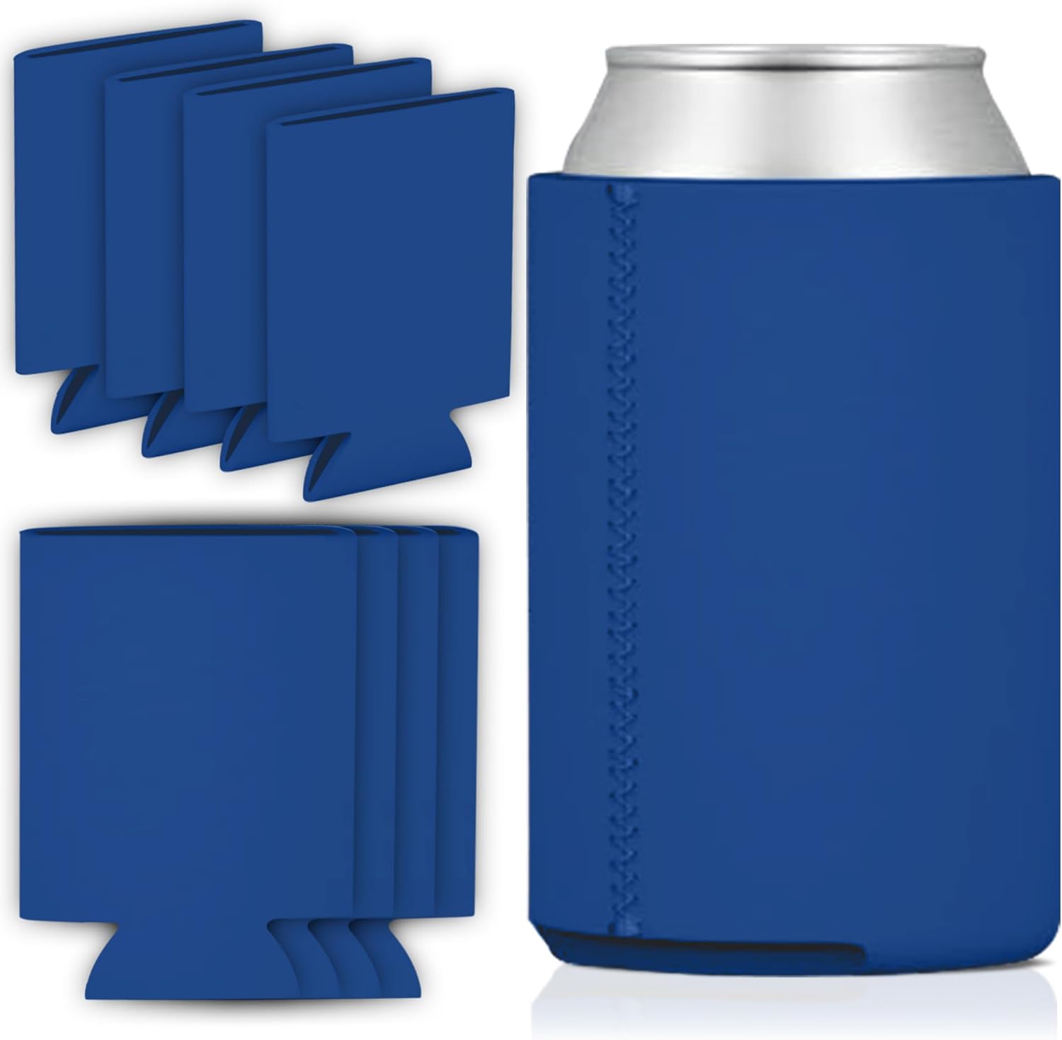 Custom Blue Koozie