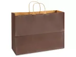Custom Chocolate Uncoated Matte Paper Bags