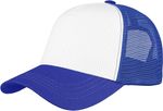Custom Dark Blue & White Trucker Hat Full Color