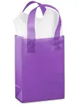 Custom Purple Plastic Bag Loop Handles