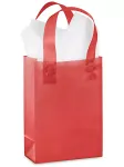 Custom Red Plastic Bag Loop Handles