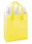 Custom Yellow Plastic Bag Loop Handles