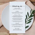 Menu Card Printing Same Day