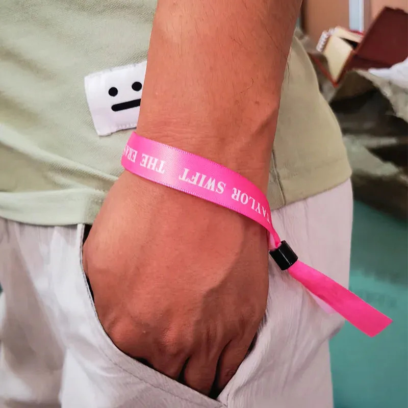Personalized woven wristbands