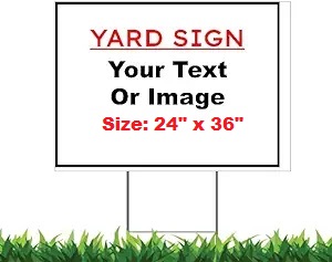 24 x 36 Full Color Yard Signs
