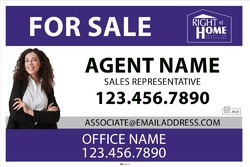 Right at Home-For Sale Signs- 36x24- No2
