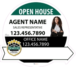 Home Life-Directional Signs-Circle-22x19-No1