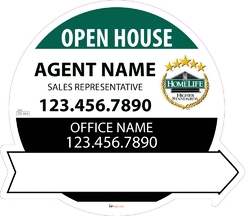 HomeLife-Directional Signs - Circle-22x19-No2 