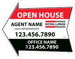 Royal LePage-Directional Signs-Arrow-24x19-No1