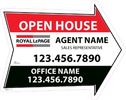 Royal LePage-Directional Signs-Arrow-24x19-No1