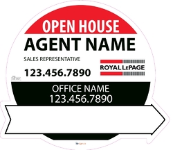  Royal LePage-Directional Signs-Circle-22x19-No1
