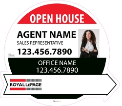  Royal LePage-Directional Signs-Circle-22x19-No2