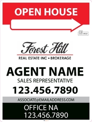 Forest Hill-Sandwich Board-Without Feet-Small-18x24-No1