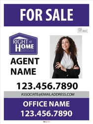 Right At Home-For Sale Signs-24x32-No1