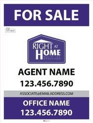 Right At Home-For Sale Signs-24x32-No3