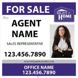 Right At Home-For Sale Signs-36x36-No3