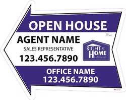 Right At Home-Directional Signs Arrow-24x19-No1