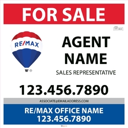 Remax-For Sale Signs- 36x36- No1