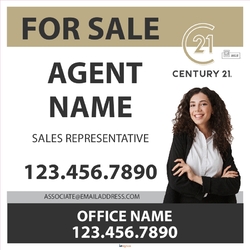 Century 21-For Sale Signs-36x36-No3