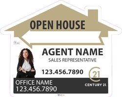 Century 21-Directional Signs-House-24x19-No2