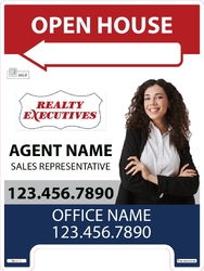 Realty Executives-Sandwich Boards-With Feet-Small-18x24-No3