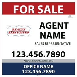 Realty Executives-For Sale Signs-36x36-No1