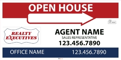Realty Executives-Directional Signs Standard-24x12-No1
