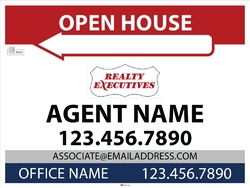 Realty Executives-Directional Signs Standard-24x18-No1