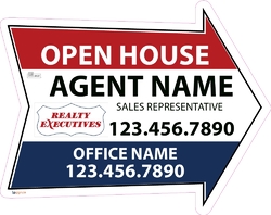 Realty Executives-Directional Signs-Arrow-24x19-No1 