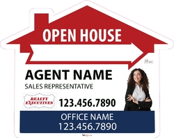 Realty Executives-Directional Signs-House-24x19-No2