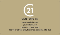 Century 21-Standard Business Cards-No2