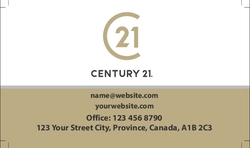 Century 21-Standard Business Cards-No3