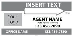 Create Your Own Brand-Directional Signs Standard-24x12-No1