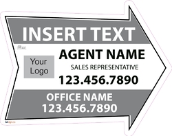 Create Your Own Brand-Directional Signs-Arrow-24x19-No1