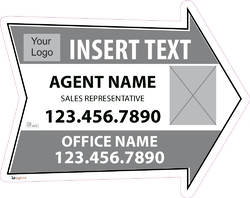 Create Your Own Brand-Directional Signs-Arrow-24x19-No2