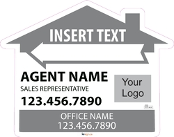 Create Your Own Brand-Directional Signs-House-24x19-No1
