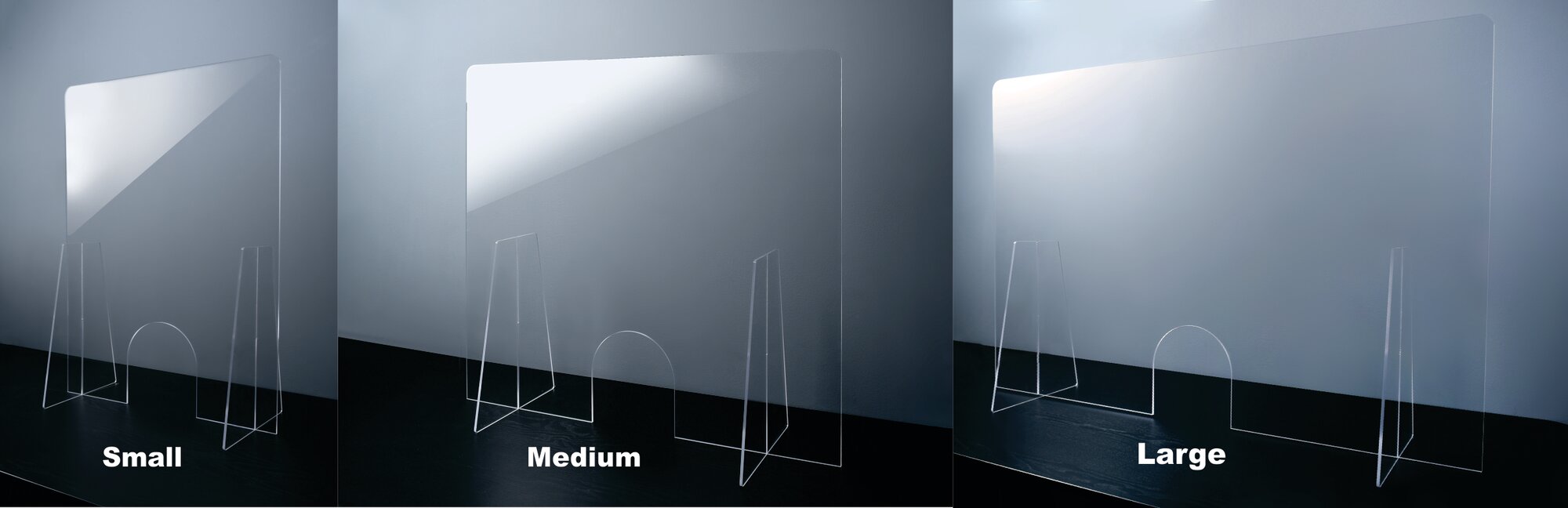 Desk Acrylic Sneeze Guard