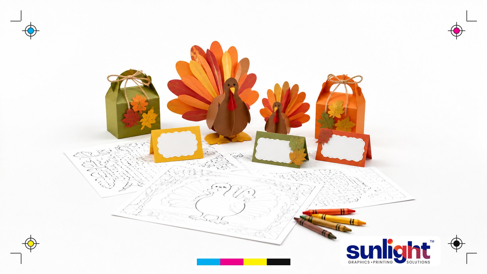 thanksgiving kids party ideas blog thumbnail by Sunlight Graphics