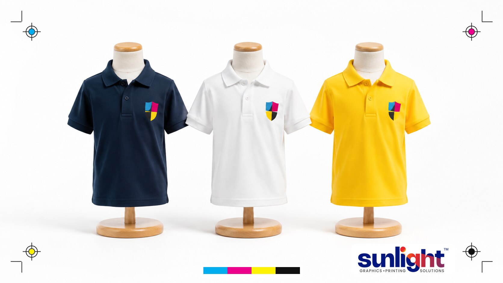 why custom printed youth polo shirts are perfect for schools teams and events blog thumbnail by Sunlight Graphics